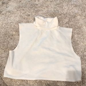 White Stag crop turtle neck